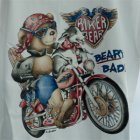 T-Shirt mit Motorradbär
